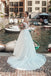 Sexy V Neck Full Sleeve Lace Applique Popular Bridal Long Wedding Dresses, CPD011