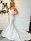 Elegant Mermaid Sweetheart Sleeveless With Trailing Popular Long Bridal Dress, Wedding Dresses, CPD096