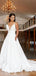 Simple Spaghetti Straps V Neck Sleeveless With Train Popular Long Bridal Dress, Wedding Dresses, CPD142