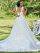 Gorgeous Lace Straps Sweetheart Applique Lace Up Popular Bridal Dress, Wedding Dresses, CPD031