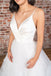 Simple V Neck Spaghetti Straps Popular Long Bridal Dress, Wedding Dresses, CPD036