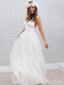 Sexy V Neck Spaghetti Straps Popular Long Bridal Dress, Wedding Dresses, CPD037